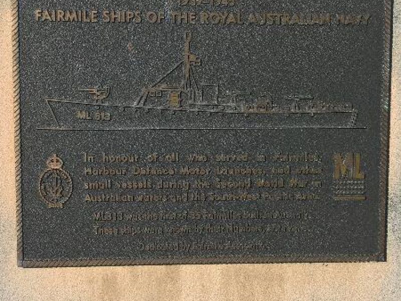"Fairmile Ship of The Royal Australian Navy, HMAS Kuttabul