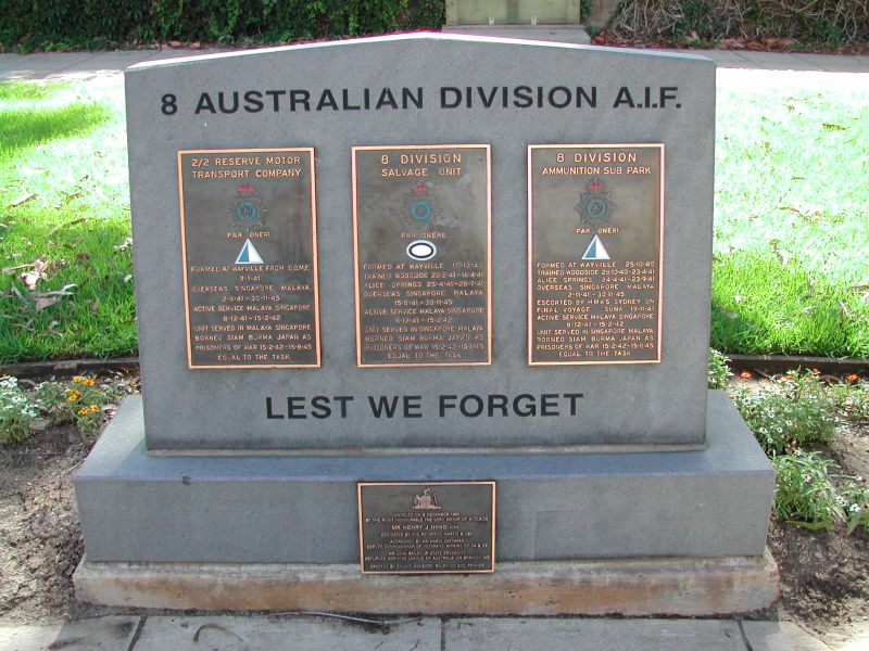 Adelaide 8th Division Memorial