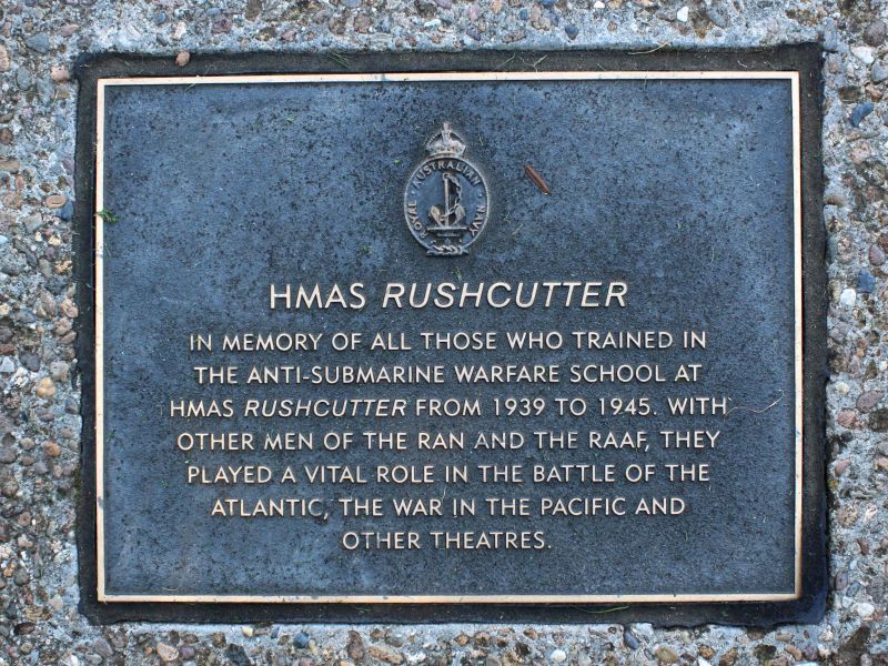 HMAS Rushcutter Memorial Plaque