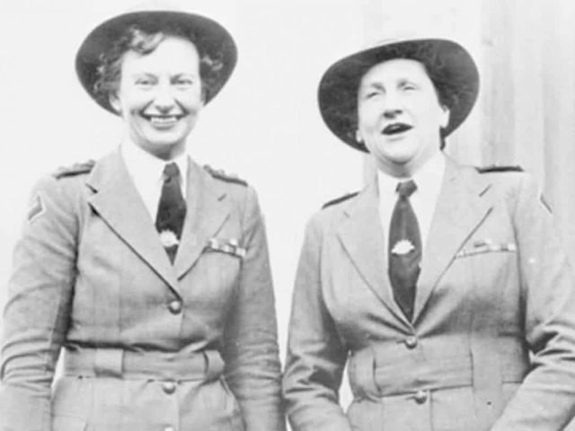 Australian Army Nurses Vivian Bullwinkel and Betty Jeffrey. Credit: Australian Nurses Memorial Centre