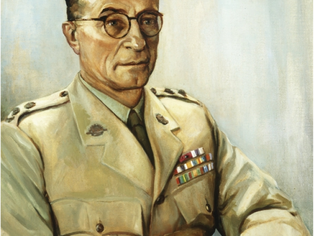 Lieutenant Colonel Charles Anderson, Artist: John Barclay Godson, 1956