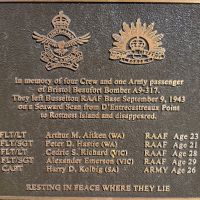 Bristol Beaufort A9-317 Memorial 