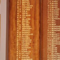 United Shire of Beechworth WW2 Honour Board