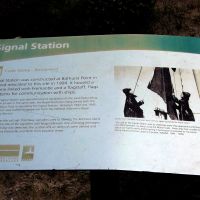 Rottnest Island Signal Station Interpretative Board