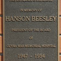 Guyra War Memorial Hospital Beesley Entrance