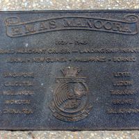 HMAS Manoora Armed Merchant Cruiser Memorial Plaque