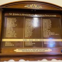 St Johns Anglican Church Nagambie WW2 Honour Roll