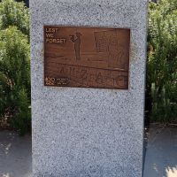 Maldon Cemetery War Memorial - Front plaque