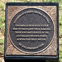 Eaglehawk Cemetery War Memorial - Area Plaque