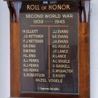 Sebastian WW2 Roll of Honour