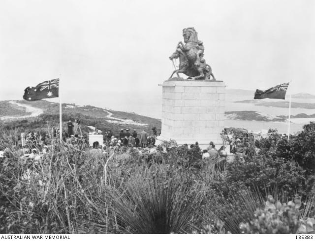 The unveiling of the Desert Mounted Corp memorial in Albany, 1964, La Foire Studio. 135383