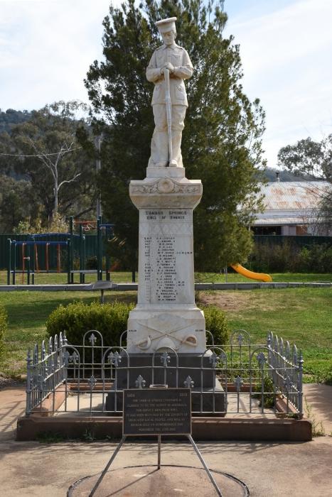 The memorial at Tambar Springs in New South Wales. Photo: Henry Moulds