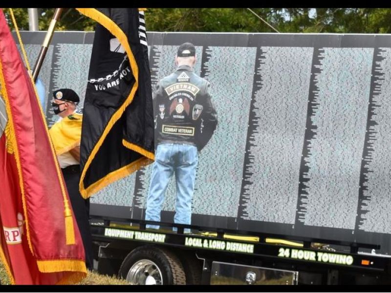 The Vietnam Veterans Memorial Wall panel