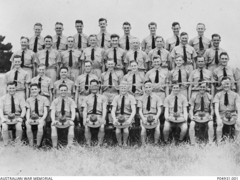 Group portrait of 1 Initial Training School (ITS), 3 Flight, 1 Squadron of No. 23 Course, 6th December 1941