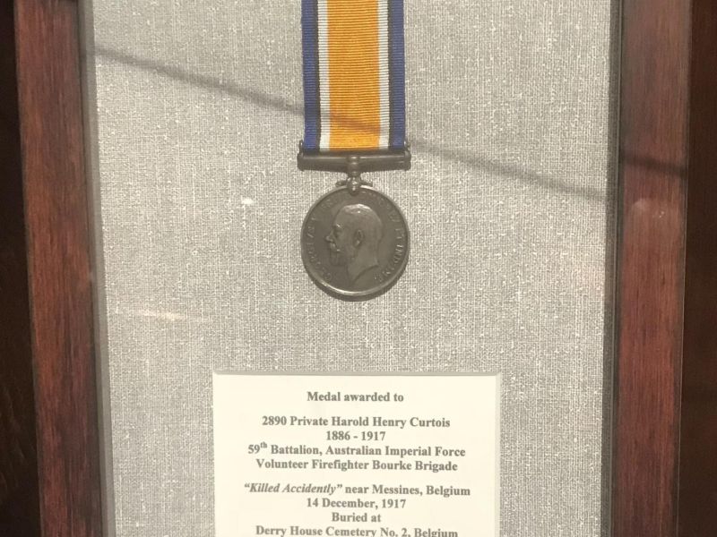 2890 Private Harold Henry Curtois' British War Medal