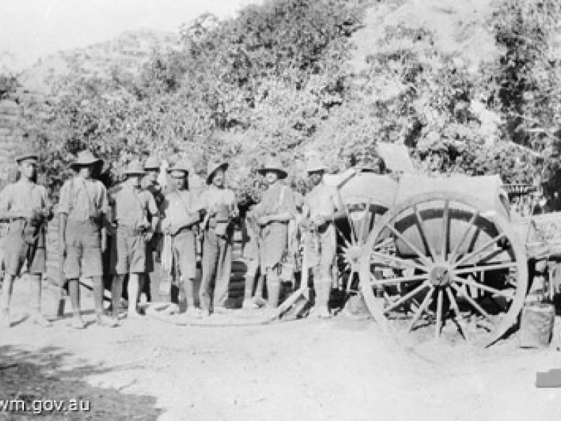 244 Quartermaster Serjeant Roland Mansfield Carr, second from right