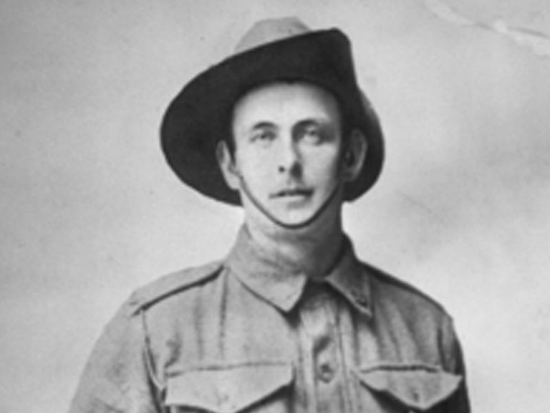 Sergeant Lewis McGee - image cropped from AWM Accession Number A02623