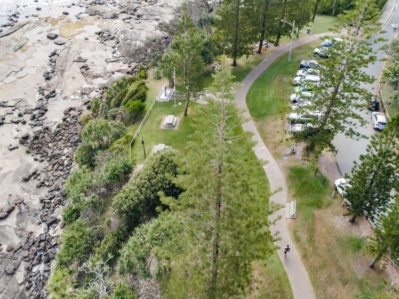 Centaur Park and Memorial Site situated on Caloundra Headland