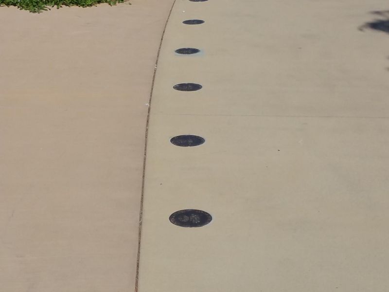 Memorial plaques installed along the Caloundra Headland Memorial Walkway