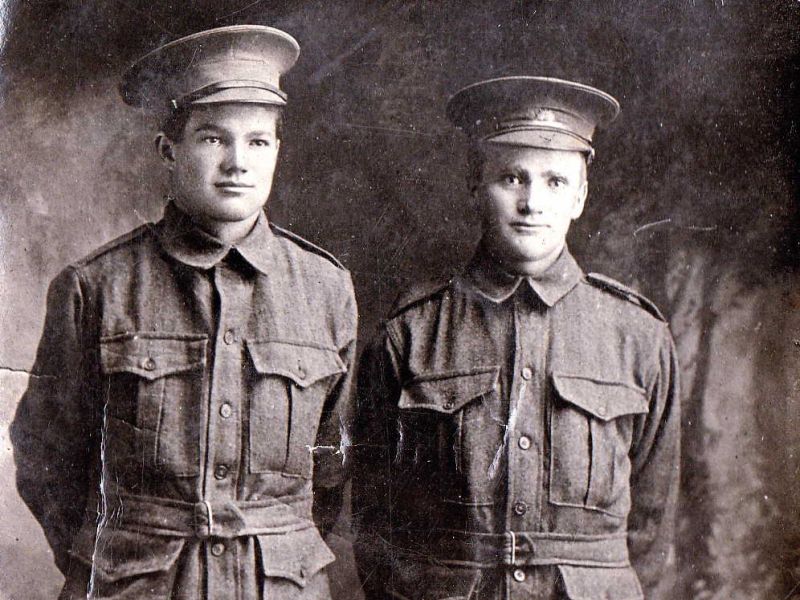 Rollie Touzel (left) 