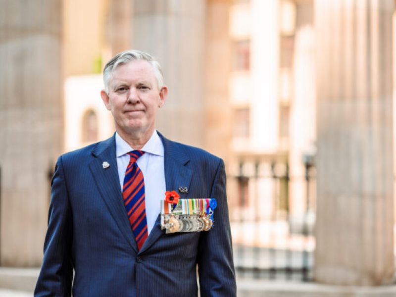 RSL Queensland State President, Major General Stephen Day DSC AM.