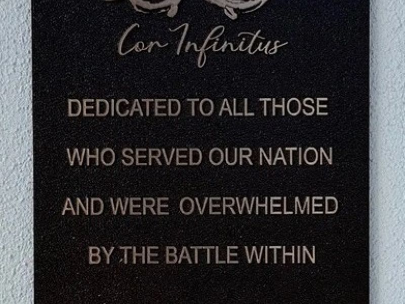 Cor Infinitus plaque