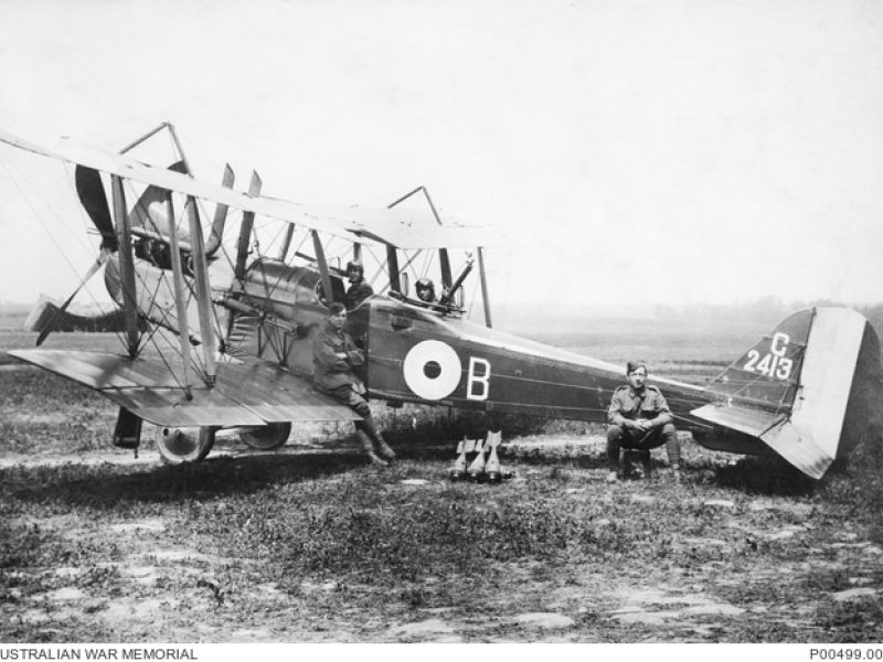 ROYAL AIRCRAFT FACTORY R.E.8 AIRCRAFT (C2413) OF NO. 3 SQUADRON