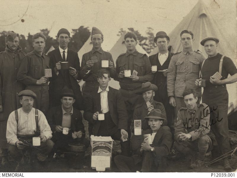 2nd Lieutenant Victor Leslie Saltau, 5th Battalion, AIF- Front right