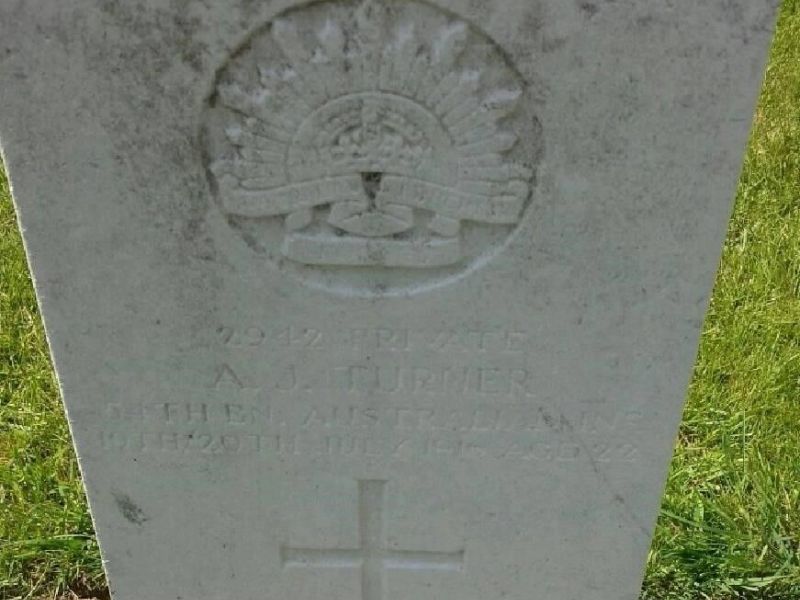 Alfred Turner headstone