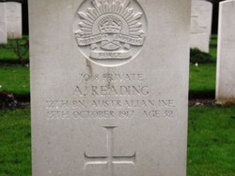 Private Alexander Reading, 12th Australian Infantry Battalion