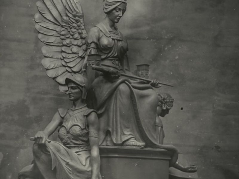Winged Victory sculpture maquette by Gilbert Doble