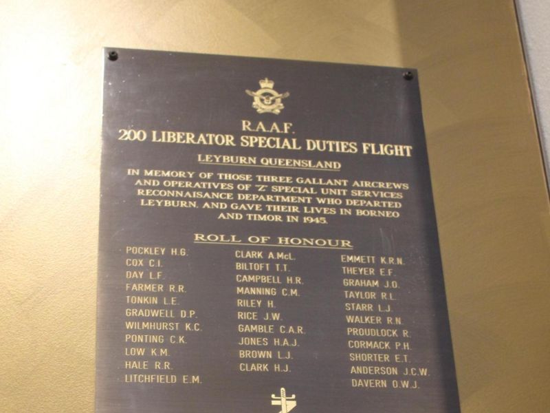 Dedication plaque