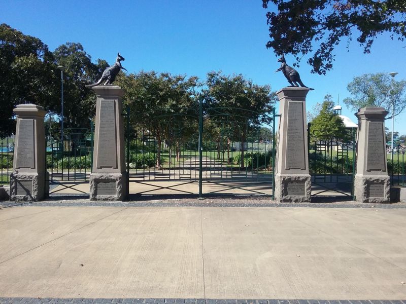 Memorial gates