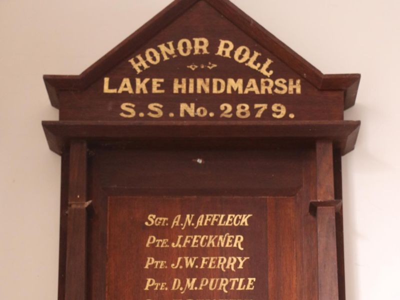 Lake Hindmarsh Honor roll