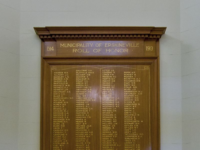 Erskineville Roll of Honour