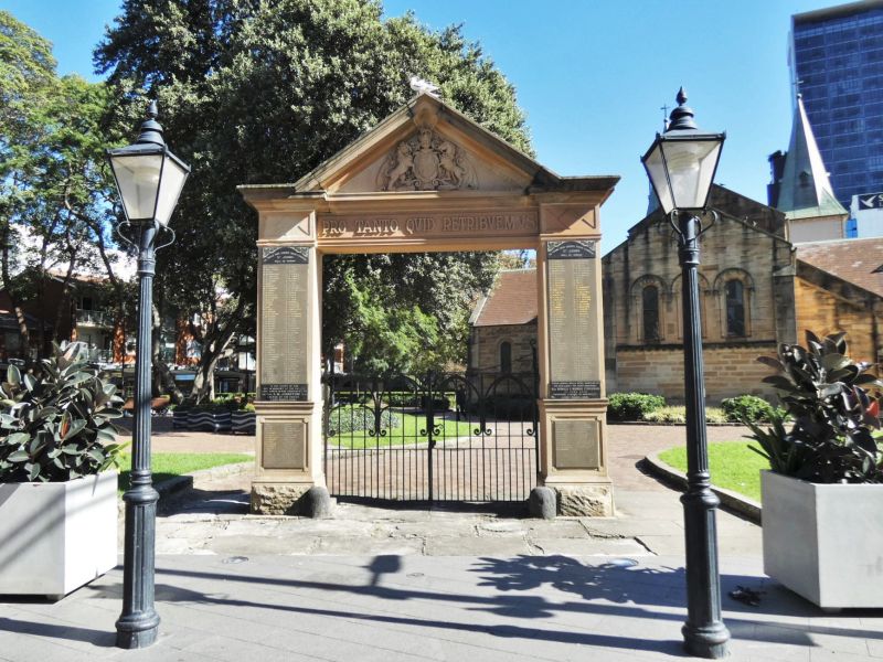 St John's Anglican Cathedral Memorial Arch, Parramatta