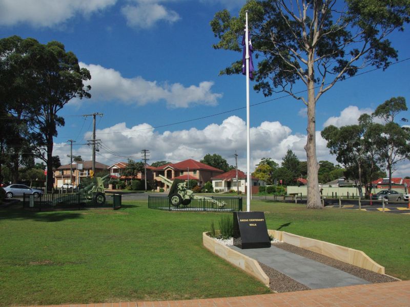 Panania Diggers Club Memorial Garden ANZAC Walk