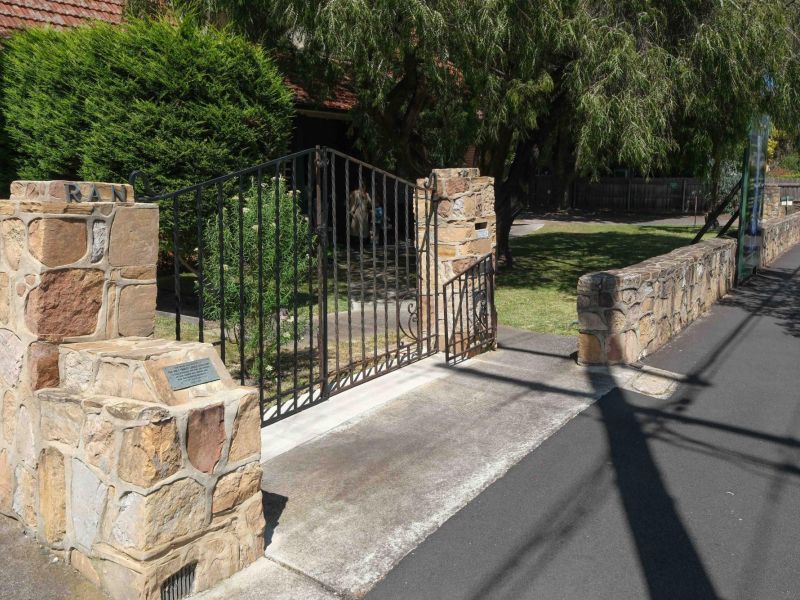 Fence is a memorial to all those of the RAN, AIF and RAAF who made the supreme sacrifice in WW2