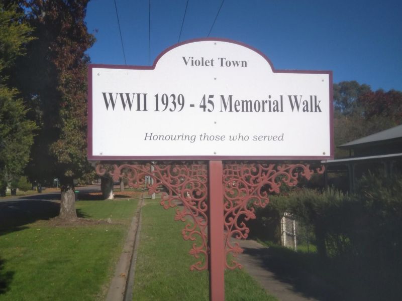 Violet Town WWII Memorial Walk