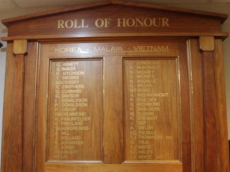 Yarrawonga Mulwala RSL Honour Board