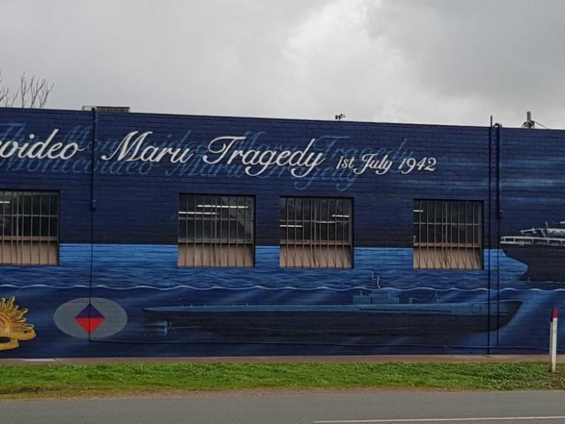 Montevideo Maru Mural, Stanhope