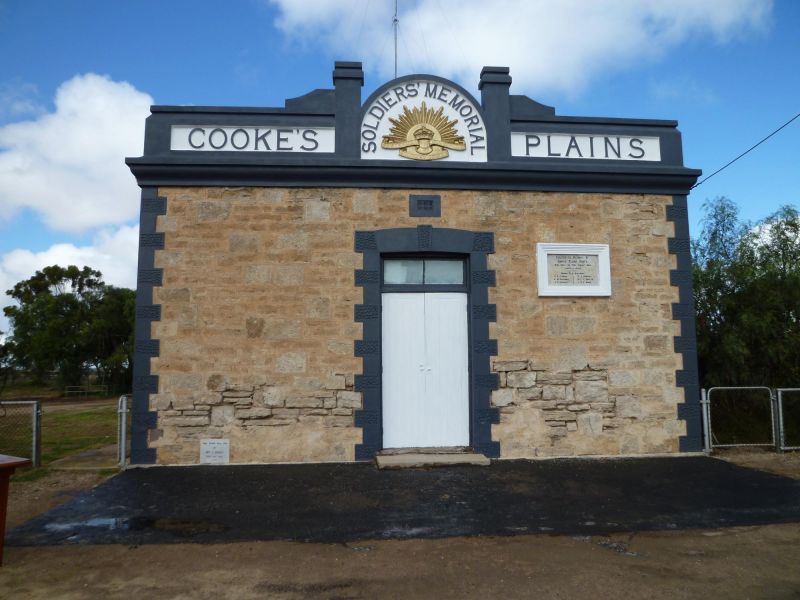 Cooke Plains WW1 Soldiers Memorial Hall