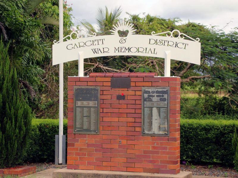 Gargett and District War Memorial Gates