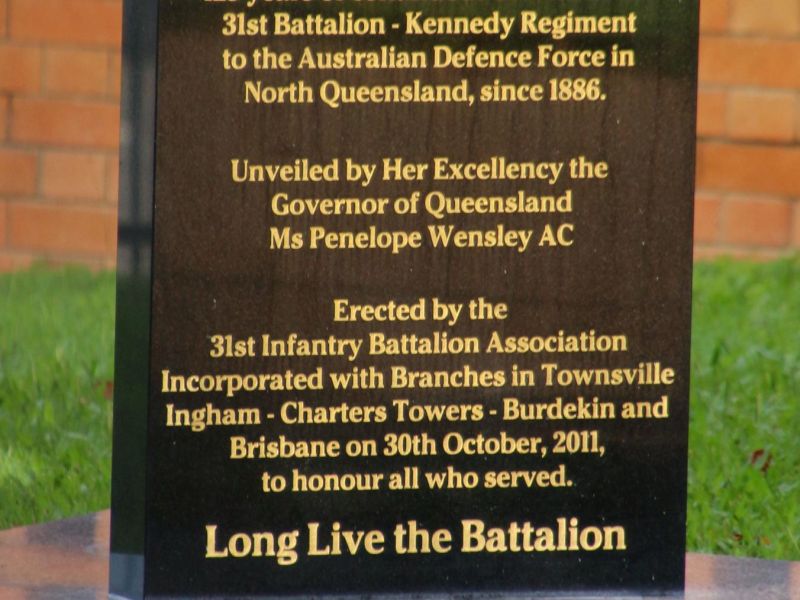 31st Infantry Battalion Memorial