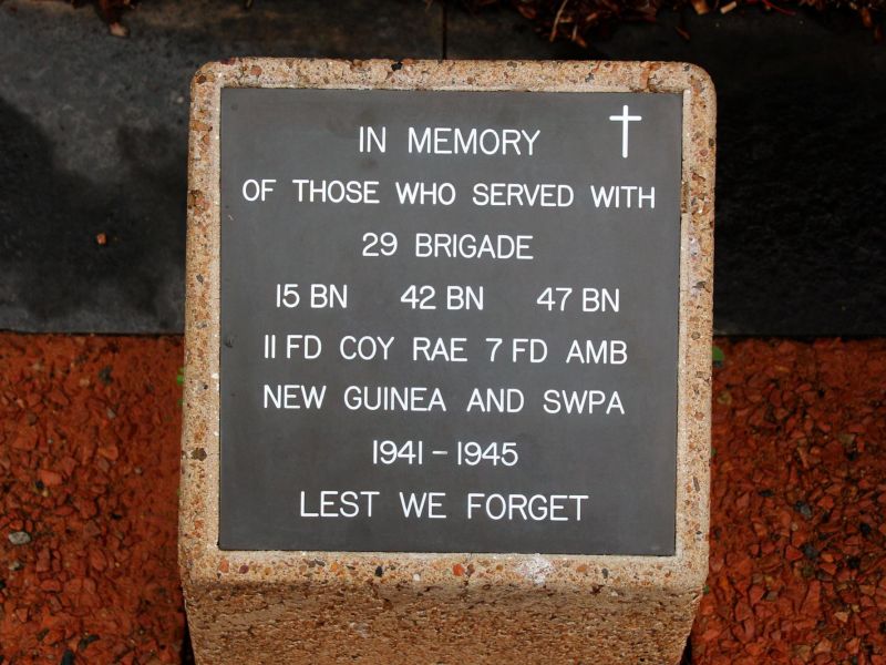29th Brigade Second AIF  Memorial