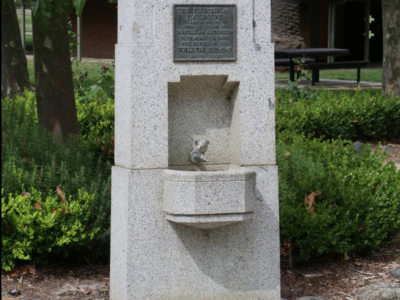 Drinking Fountain WW2