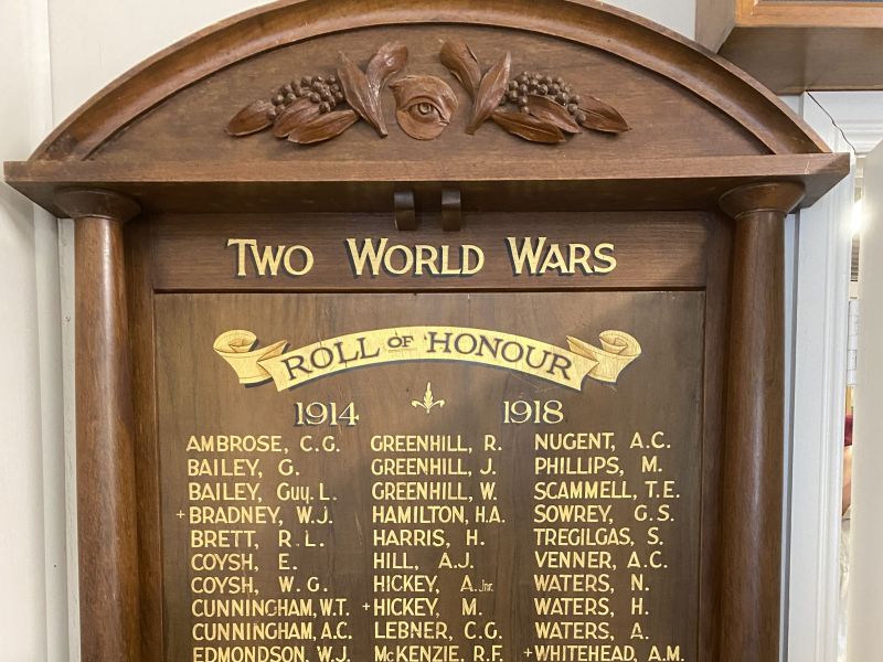Corryong Lodge Roll of Honour