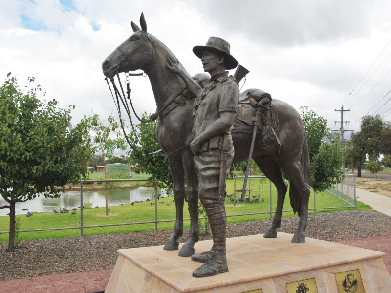 Hay NSW Light Horse Memorial, Battle of Beersheba 2017 Centenary