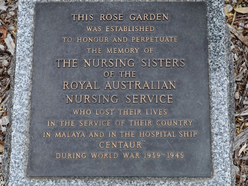 Austin NS Rose Garden Plaque