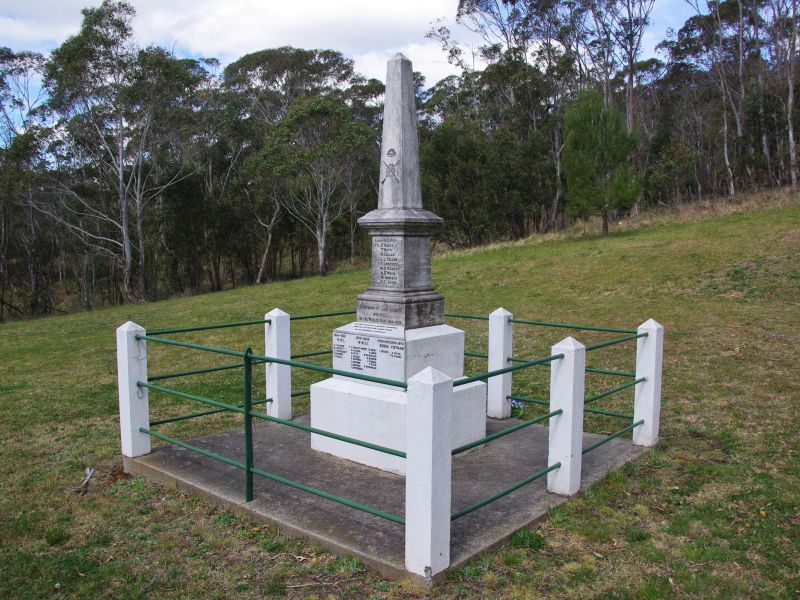 Lowther, Hamilton and District War Memorial, as Lowther War Memorial prior to inclusion of Hamilton names.